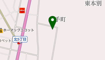 本別町役場 山手ポンプ室の地図画像