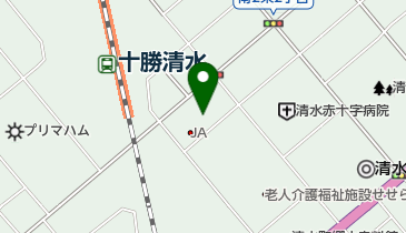 ホクレン農業協同組合連合会 清水製糖工場 西部原料所・清水の地図画像