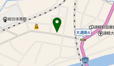 小山田靴店の地図画像