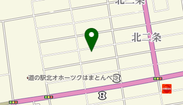 浜頓別町役場 公衆浴場滝の湯の地図画像