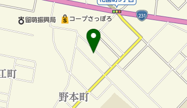 旭川日産自動車株式会社留萌店の地図画像