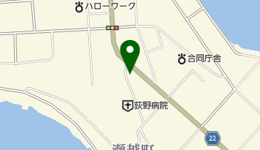 丸田理容院の地図画像