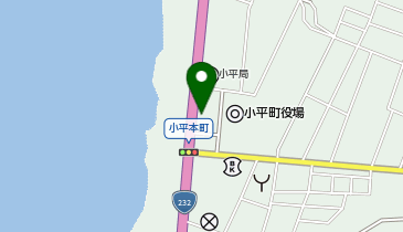 るもい農協小平支所 メロン集荷場の地図画像