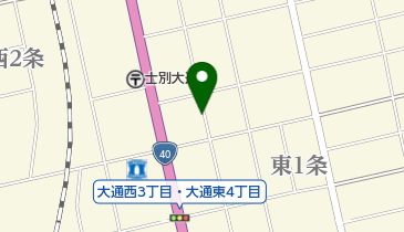 カットハウスタケシの店の地図画像