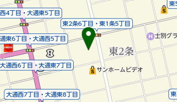 ブルーライトの地図画像