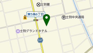 北海道森林管理局計画部森林技術センターの地図画像