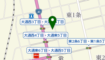 美容室きみの地図画像