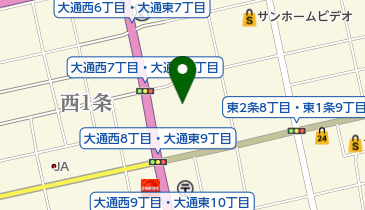 メガネのタムラの地図画像