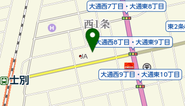 士別市役所 生涯学習情報センターの地図画像