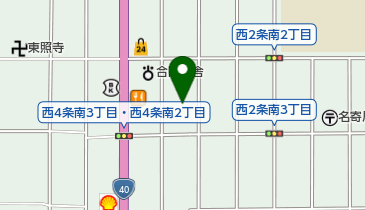 M&Kサービスの地図画像