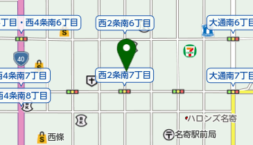 おとめや商店の地図画像