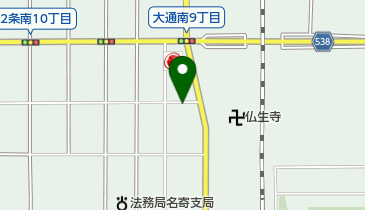 佛生寺の地図画像