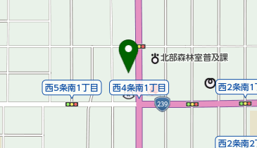 北海道上川総合振興局 北部森林室名寄分室の地図画像