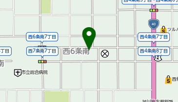 ツルハ 調剤薬局名寄西5条店の地図画像