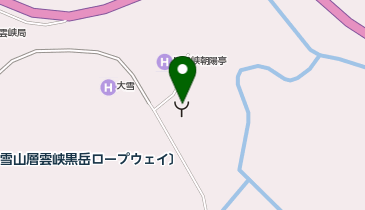 層雲峡温泉朝陽リゾートホテルの地図画像