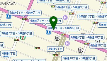 レガン旭川店の地図画像