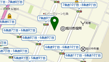 旭川市自立サポートセンターの地図画像