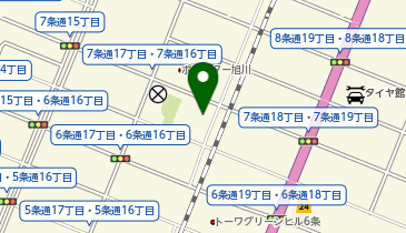 盲養護老人ホーム旭光園の地図画像