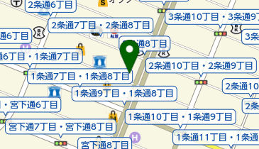 こくみん共済coop道北支店の地図画像