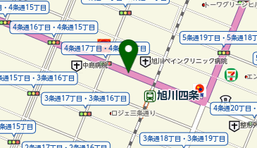 美容室センターの地図画像