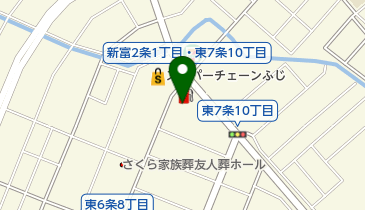 新富高齢者いこいの家の地図画像