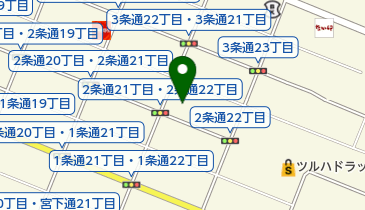 クリーニングうえだの地図画像