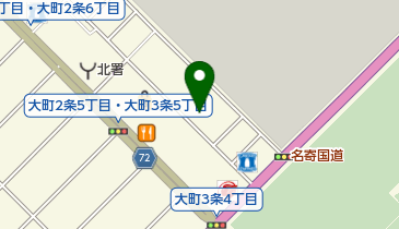 防衛省陸上自衛隊旭川駐屯地の地図画像