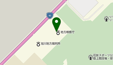 旭川保護観察所の地図画像