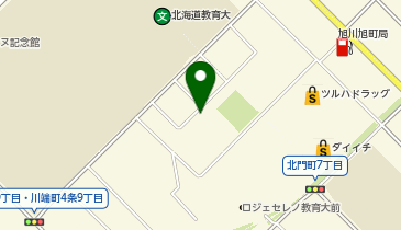 旭川市 北門児童センターの地図画像