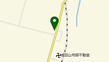 成田山布部不動堂の地図画像