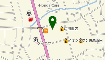 ゲオ 青森浜田店の地図画像