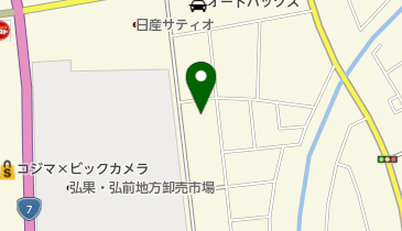 株式会社ブランデュー弘前の地図画像
