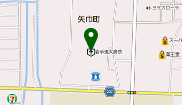 株式会社いんべクリーニング トクタヴェール矢巾店の地図画像