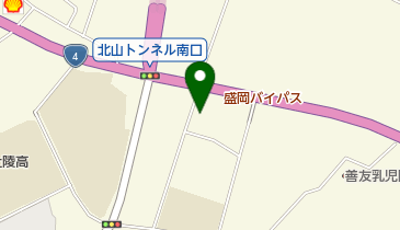 北山公民館の地図画像