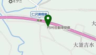 にさせ自動車整備の地図画像