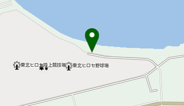 宮古市役所 宮古運動公園 野球場の地図画像