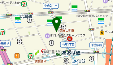 近畿日本ツーリスト株式会社 仙台店の地図画像