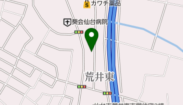 株式会社あじかん仙台営業所の地図画像