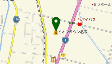 ジュミズワールド名取店の地図画像