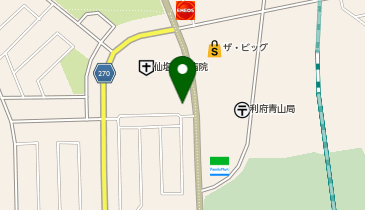 ヤマザワ調剤薬局 仙塩利府病院前店の地図画像