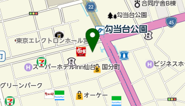 ズッパディズッカ三越定禅寺通り館の地図画像