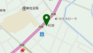 三浦京染店登米佐沼店の地図画像