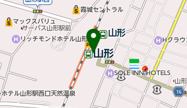 ネイルサロンブレスエスパル山形店の地図画像