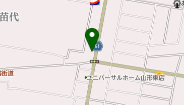 韓丼山形あかねヶ丘店の地図画像