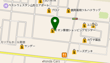 T&rsquo;scollection新東根店の地図画像