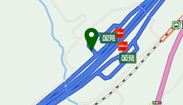 株式会社クラシマ国見SA下り線GSの地図画像