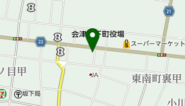 会津よつば農業協同組合 本店坂下 共済部 普及企画課の地図画像