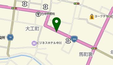 コワーキングスペースナカマチ24の地図画像