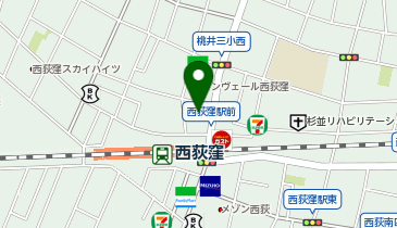 西荻窪三原堂の地図画像