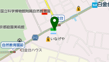 白金台鈴薬局の地図画像